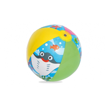 Dmuchany Basen 3w1 dla dzieci 122x20cm Tropikalny BESTWAY + Kółko do pływania + Piłka plażowa